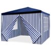 VCM Pavillon royalblau Polyester-Mischgewebe B/H/L: ca. 300x187x300 cm – Bild 2