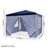 VCM Pavillon royalblau Polyester-Mischgewebe B/H/L: ca. 300x187x300 cm – Bild 4