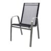 VCM Gartensitzgruppe schwarz Stahl B/H/D: ca. 55x92x73 cm – Bild 4