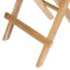 VCM Gartentisch braun Holz B/H/L: ca. 50x50x50 cm – Bild 4