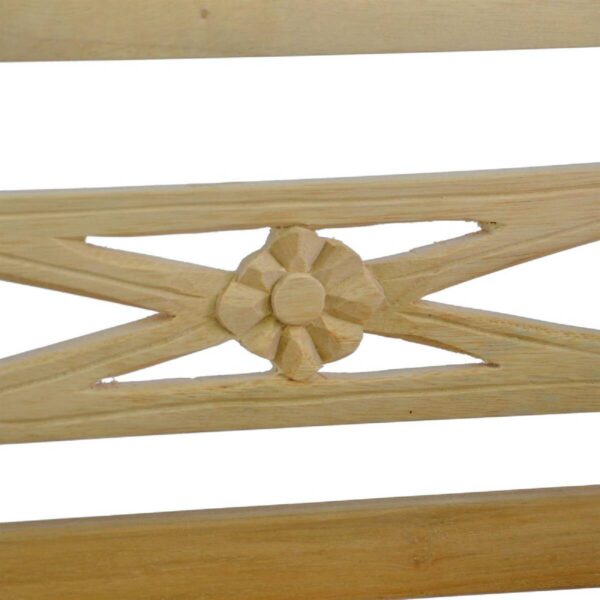 VCM Kinder Gartenbank braun Holz B/H/L: ca. 40x64x80 cm – Bild 5