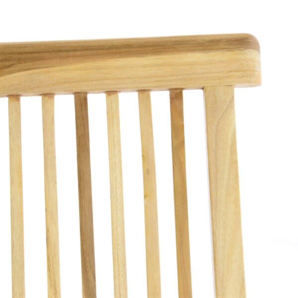 VCM Klappstuhl teak Holz B/H/T: ca. 46x89x62 cm – Bild 2