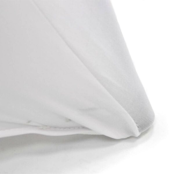 VCM Stretch-Husse für Stehtisch weiß Polyester-Mischgewebe H/D: ca. 110x80 cm – Bild 2