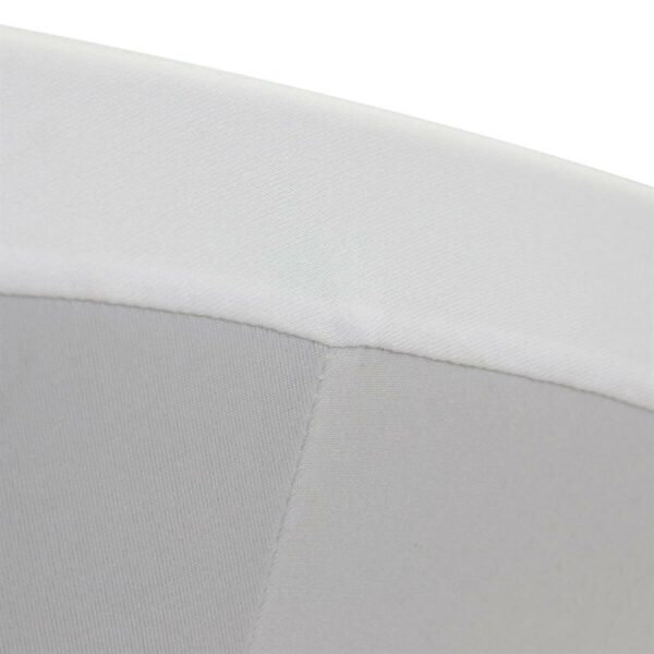 VCM Stretch-Husse für Stehtisch weiß Polyester-Mischgewebe H/D: ca. 110x80 cm – Bild 3
