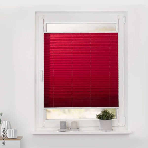 LICHTBLICK Spannplissee brombeer B/L: ca. 50x130 cm – Bild 2