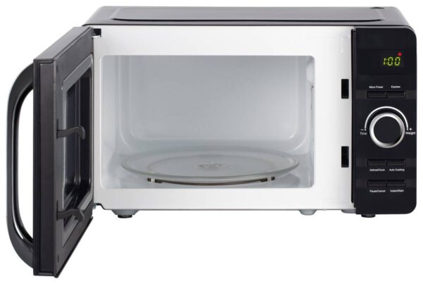 POCOline Mikrowelle 20UX39-L schwarz Metall B/H/L: ca. 34x26x45 cm ca. 20 l – Bild 3