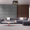 Wandpaneel grau Styropor B/L/S: ca. 50x50x0,3 cm Wandpaneel grau Styropor B/L/S: ca. 50x50x0,3 cm – Bild 2