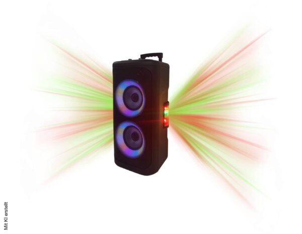 Denver Trolley Speaker TSP-353 schwarz B/H/T: ca. 30x62x28 cm – Bild 4