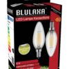 Blulaxa LED-Leuchtmittel Kerzenlampe Filamentlampe 49060 2er Pack E14 Blulaxa LED-Leuchtmittel Kerzenlampe Filamentlampe 49060 2er Pack E14 – Bild 4