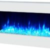Balderia Wandkamin Helia weiß MDF B/H/T: ca. 127x60x25 cm – Bild 3