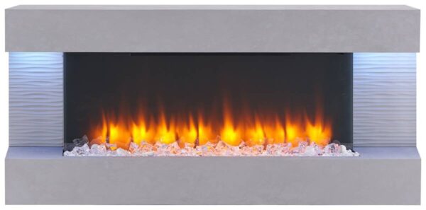 Balderia Wandkamin Helia grau MDF B/H/T: ca. 127x60x25 cm Balderia Wandkamin Helia grau MDF B/H/T: ca. 127x60x25 cm – Bild 2
