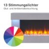 Balderia Wandkamin Helia grau MDF B/H/T: ca. 127x60x25 cm Balderia Wandkamin Helia grau MDF B/H/T: ca. 127x60x25 cm – Bild 3