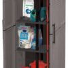 ArtPlast Kunststoffschrank Easy grau B/H/T: ca. 68x163x37 cm – Bild 2