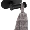 Turbo-Loc Handtuchhaken schwarz Metall B/H/T: ca. 10x4,5x6,5 cm – Bild 2
