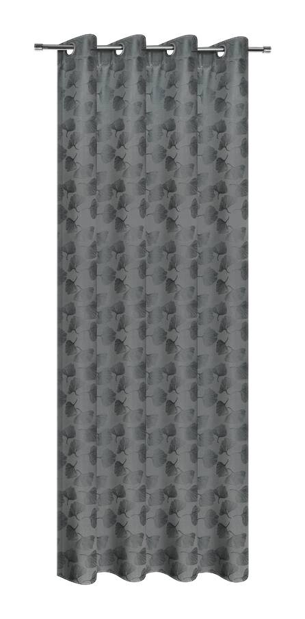 Happy Home Verdunklungsvorhang Gingko grau B/L: ca. 140x245 cm – Bild 2