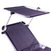 VCM Sonnenliege schwarz Aluminium B/H/T: ca. 57x187x30 cm VCM Sonnenliege schwarz Aluminium B/H/T: ca. 57x187x30 cm – Bild 4