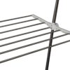 HOMCOM Turmwäscheständer silber Edelstahl H/T/L: ca. 154x62x136 cm – Bild 4