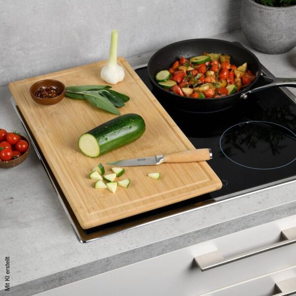 Kesper Abdeckplatte natur Bambus B/H/L: ca. 28x3,1x50 cm Kesper Abdeckplatte natur Bambus B/H/L: ca. 28x3,1x50 cm – Bild 4