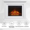 Balderia Elektrischer-Kamin EF447A-MT447A-W weiß B/H/T: ca. 100x82x25 cm – Bild 2