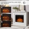 Balderia Elektrischer-Kamin EF447A-MT447A-W weiß B/H/T: ca. 100x82x25 cm – Bild 5