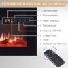 Balderia Elektrischer-Kamin Leif 60 B/H/T: ca. 142,5x38,6x13,8 cm ca. 2000 W – Bild 3
