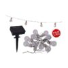 LED/Solar Lichterkette 3 m transparent Kunststoff – Bild 2