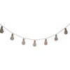 LED/Solar Lichterkette 3 m transparent Kunststoff – Bild 4
