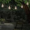 LED/Solar Lichterkette 3 m transparent Kunststoff – Bild 5