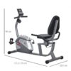 HOMCOM Liegeergometer grau Metall B/H/L: ca. 62,5x38x136 cm – Bild 2