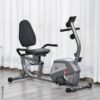 HOMCOM Liegeergometer grau Metall B/H/L: ca. 62,5x38x136 cm – Bild 5