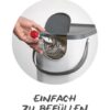 Rotho Abfalleimer anthrazit B/H/L: ca. 23,5x34x40 cm – Bild 2