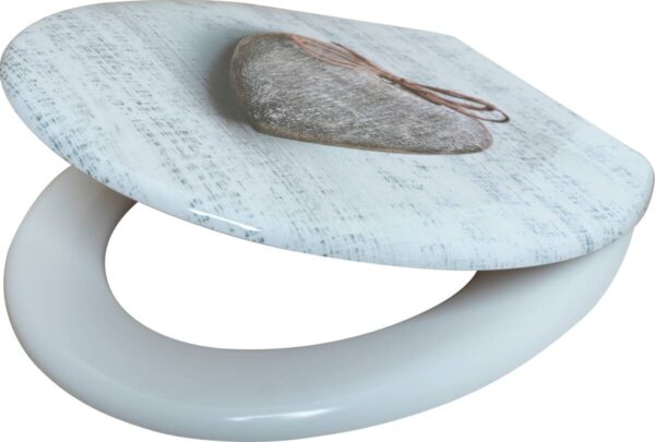 POCOline WC-Sitz Wooden Heart Duroplast – Bild 2