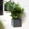 Herstera Garden Pflanzkasten anthrazit Stahl B/H/L: ca. 50x50x50 cm – Bild 5