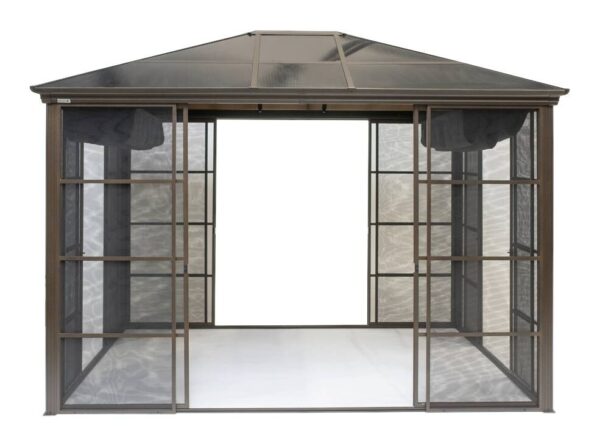 Sojag Pavillon Castel bronze Aluminium B/H/L: ca. 298x283x362 cm Sojag Pavillon Castel bronze Aluminium B/H/L: ca. 298x283x362 cm – Bild 5