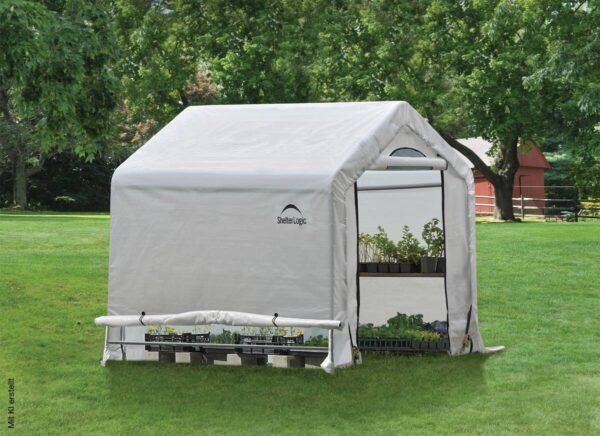 ShelterLogic Gewächshaus 3,24qm B/H/L: ca. 180x180x180 cm – Bild 3