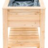 Westmann Stelzenhochbeet natur Holz B/H/T: ca. 120x75x65 cm – Bild 3