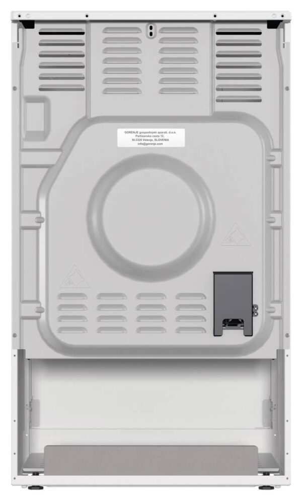 Gorenje Standherd 50cm mit Glaskeramikkochfeld GEC5C41WG weiß B/H/T: ca. 50x85x59 cm – Bild 3