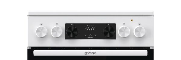 Gorenje Standherd 50cm mit Glaskeramikkochfeld GEC5C41WG weiß B/H/T: ca. 50x85x59 cm – Bild 4