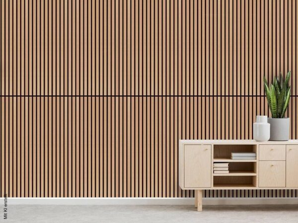 Wand- und Akustikpaneel braun L/B/H: ca. 104x52x1 cm pro Stück – Bild 2