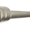 Gardinenstange Edelstahloptik Metall L: ca. 210 cm ausziehbar von ca. 120 bis 210 cm 1.0 Läufe – Bild 4
