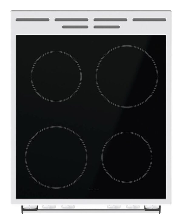 Gorenje Standherd 50cm mit Glaskeramikkochfeld GEC5A21WG weiß B/H/T: ca. 50x85x59 cm – Bild 2