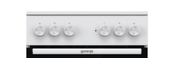 Gorenje Standherd 50cm mit Glaskeramikkochfeld GEC5A21WG weiß B/H/T: ca. 50x85x59 cm – Bild 4