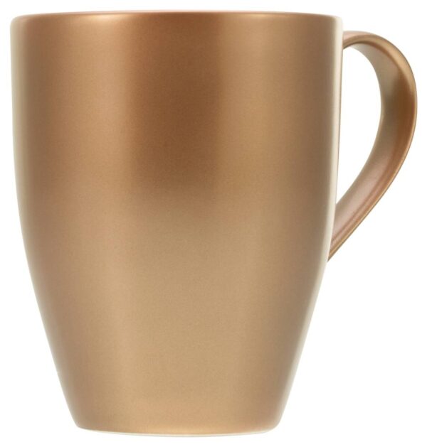 CreaTable Kaffeebecherset Golden Days gold Steinzeug 2 tlg. CreaTable Kaffeebecherset Golden Days gold Steinzeug 2 tlg. – Bild 2
