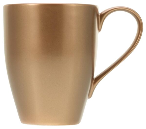 CreaTable Kaffeebecherset Golden Days gold Steinzeug 2 tlg. CreaTable Kaffeebecherset Golden Days gold Steinzeug 2 tlg. – Bild 3