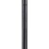 Gartenlaterne schwarz Edelstahl Kunststoff B/H/L: ca. 18x160x18 cm – Bild 4