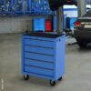 Werkstattwagen mit 5 Schubladen blau B/H/T: ca. 67,5x77x33 cm – Bild 2