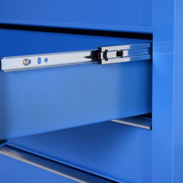 Werkstattwagen mit 5 Schubladen blau B/H/T: ca. 67,5x77x33 cm – Bild 3