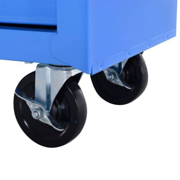 Werkstattwagen mit 5 Schubladen blau B/H/T: ca. 67,5x77x33 cm – Bild 5