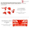 Werkzeuglochwand mit 54-teiliges Zubehör grau B/H/T: ca. 96x54x23 cm – Bild 2