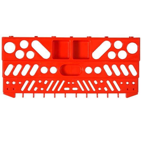 Werkzeuglochwand mit 54-teiliges Zubehör grau B/H/T: ca. 96x54x23 cm – Bild 3